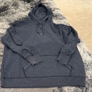 Hollister Men's Navy Hoodie
